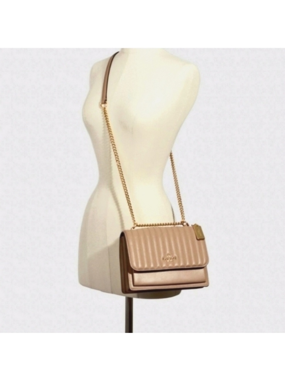 Coach Quilted Crossbody Bag w Napa Leather - Picture 3 of 10